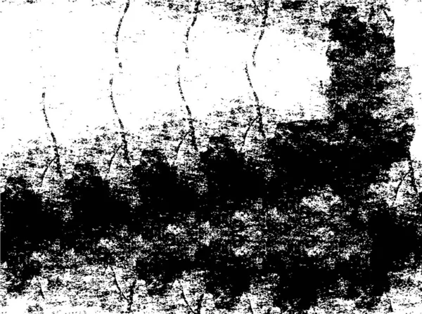Zwart Wit Grunge Abstracte Textuur Achtergrond — Stockvector