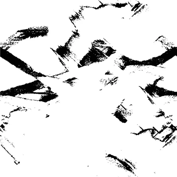Abstrait Texture Rugueuse Noir Blanc Illustration Vectorielle — Image vectorielle