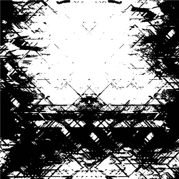 Rough Monochrome Texture Illustration Grunge Background Abstract Textured Effect — Stock Vector