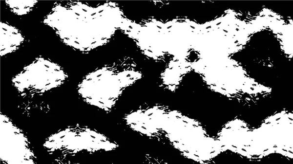 Siyah ve beyaz dokusunda sıkıntılı desen 
