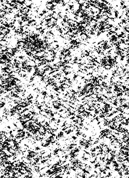 Abstract black and white vector background. Monochrome vintage surface with dirty pattern in cracks, spots, dots