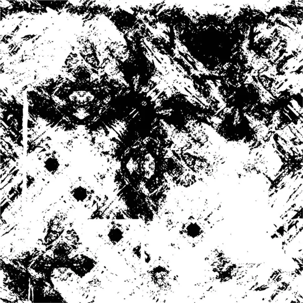 Černé Bílé Grunge Abstraktní Texturované Pozadí — Stockový vektor