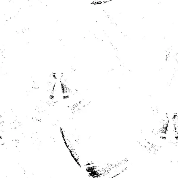 グラウンジオーバーレイ 抽象的な黒と白のベクトル背景 ひび割れ 点の汚れたパターンが付いているモノクロのヴィンテージの表面 — ストックベクタ