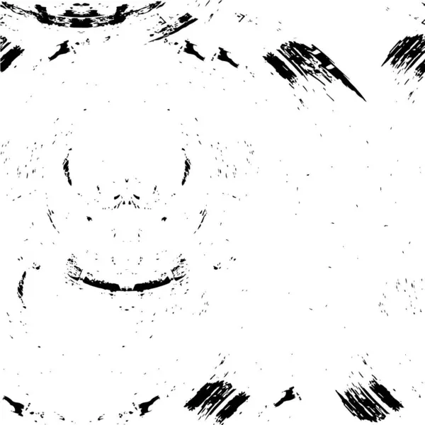 Patrón Creativo Blanco Negro Con Diseño Abstracto — Vector de stock