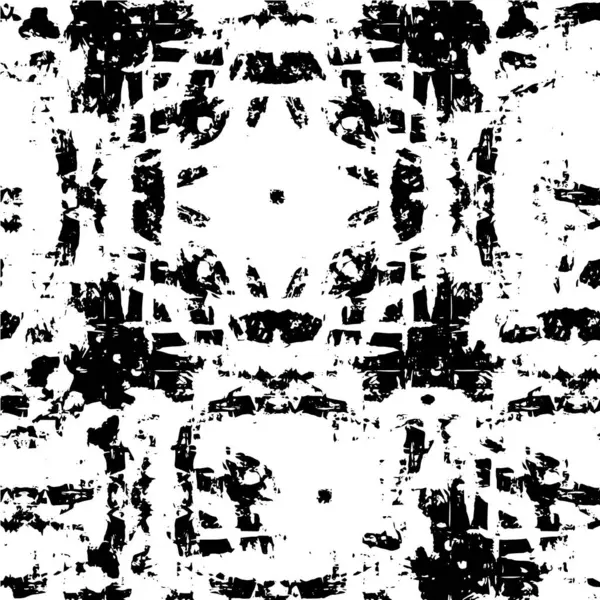 Abstract Black White Grunge Texture Background — 스톡 벡터