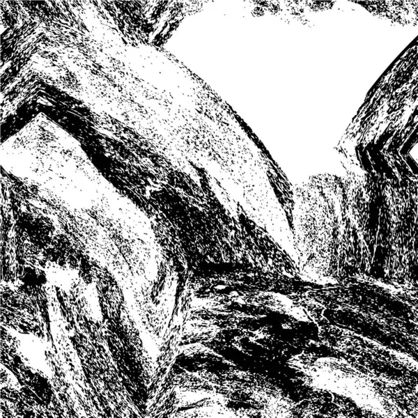 黑白背景的抽象磨擦纹理 — 图库矢量图片