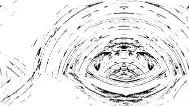 Abstract black and white vector background. Monochrome vintage surface with dirty pattern in cracks, spots, dots