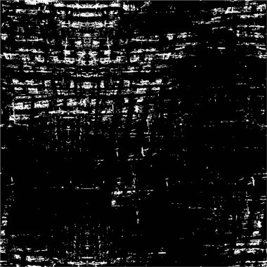 Abstract black and white vector background. Monochrome vintage surface with dirty pattern in cracks, spots, dots