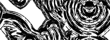 Abstract black and white vector background. Monochrome vintage surface with dirty pattern in cracks, spots, dots