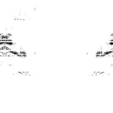 Abstract black and white vector background. Monochrome vintage surface with dirty pattern in cracks, spots, dots