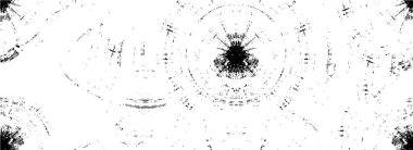 Abstract black and white vector background. Monochrome vintage surface with dirty pattern in cracks, spots, dots
