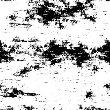 Abstract black and white vector background. Monochrome vintage surface with dirty pattern in cracks, spots, dots