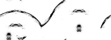 soyut dizaynlı yaratıcı siyah beyaz desen           