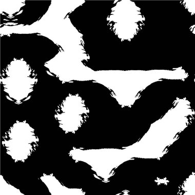 Abstract black and white vector background. Monochrome vintage surface with dirty pattern in cracks, spots, dots