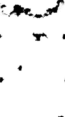 Abstract black and white vector background. Monochrome vintage surface with dirty pattern in cracks, spots, dots