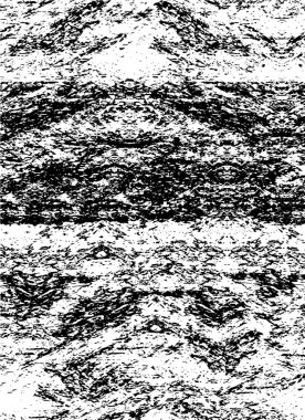 Abstract black and white vector background. Monochrome vintage surface with dirty pattern in cracks, spots, dots
