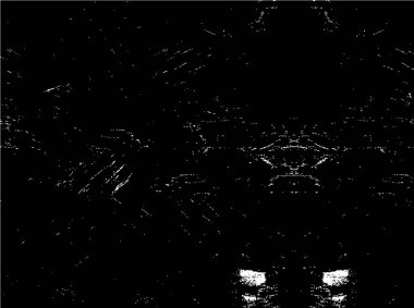 Abstract black and white vector background. Monochrome vintage surface with dirty pattern in cracks, spots, dots