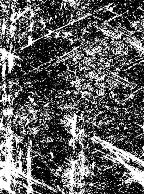 Abstract black and white vector background. Monochrome vintage surface with dirty pattern in cracks, spots, dots