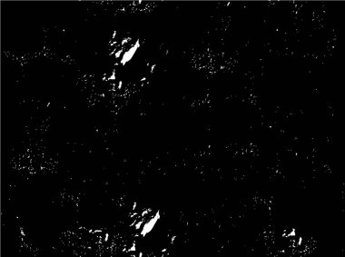 Abstract black and white vector background. Monochrome vintage surface with dirty pattern in cracks, spots, dots