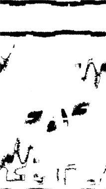 Abstract black and white vector background. Monochrome vintage surface with dirty pattern in cracks, spots, dots