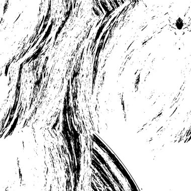 Çizik ve çatlaklarla dolu pis bir doku.