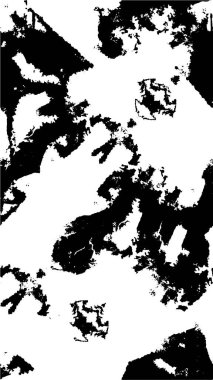 Abstract black and white vector background. Monochrome vintage surface with dirty pattern in cracks, spots, dots