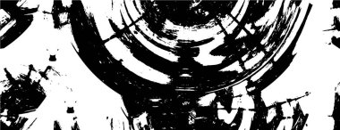  Soyut siyah beyaz arka plan. Grunge dokusu. Vektör illüstrasyonu. 