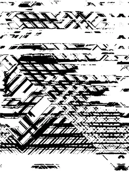 Abstract Black White Grunge Texture Background — Stockový vektor