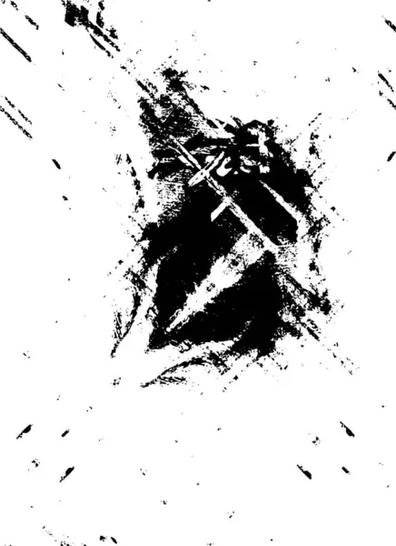 Grunge Textura Černé Bílé Drsné Pozadí — Stockový vektor