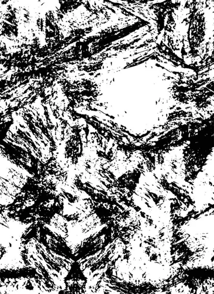 Grunge Textuur Zwart Wit Ruwe Achtergrond — Stockvector