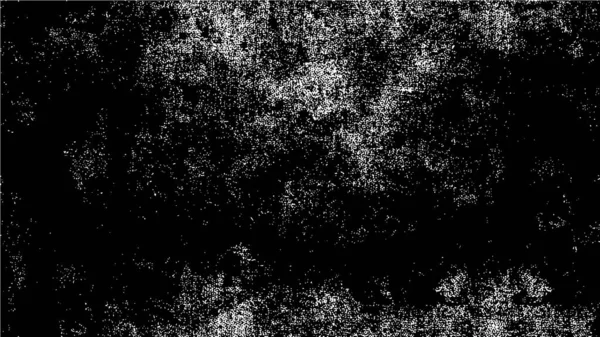 Abstract black and white vector background. Monochrome vintage surface with dirty pattern in cracks, spots, dots