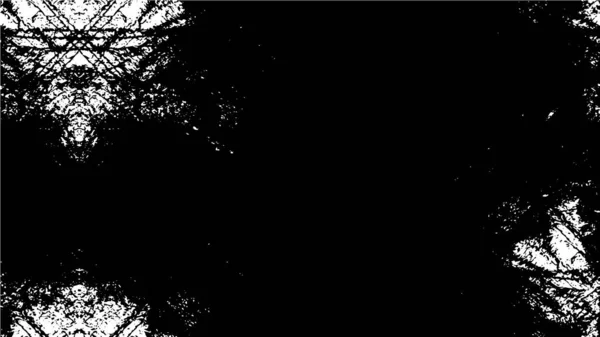 Abstracte Zwart Wit Grunge Achtergrond Monochrome Textuur — Stockvector