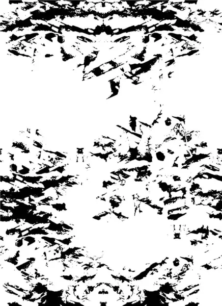 Fond Noir Blanc Abstrait Texture Grunge Illustration Vectorielle — Image vectorielle