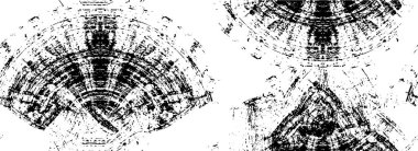 Abstract black and white vector background. Monochrome vintage surface with dirty pattern in cracks, spots, dots