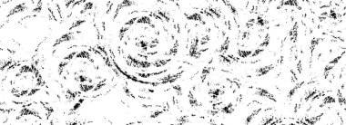 Abstract black and white vector background. Monochrome vintage surface with dirty pattern in cracks, spots, dots