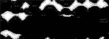 Abstract black and white vector background. Monochrome vintage surface with dirty pattern in cracks, spots, dots