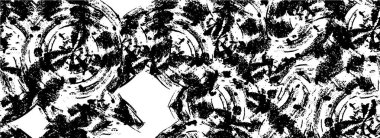 Çatlamış beton tabakasının gergin dokusu. Taş ya da asfalt. grunge yarım ton bir vektör illüstrasyonu