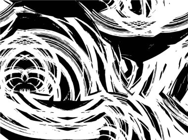 Detaylı siyah beyaz arkaplan tasarımı