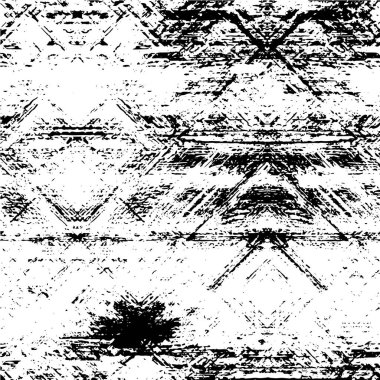 Siyah ve beyaz dokusunda sıkıntılı desen.