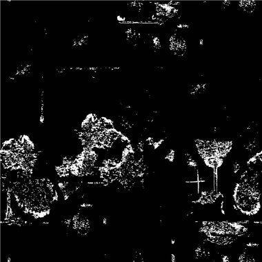 Siyah ve beyaz dokusunda sıkıntılı desen.