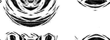 Siyah ve beyaz dokusunda sıkıntılı desen.