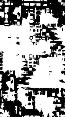 Siyah ve beyaz dokusunda sıkıntılı desen.