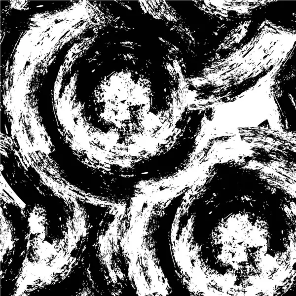 Arka planda soyut çizikler var. Kırık siyah beyaz şablon   