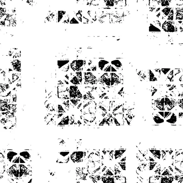 Черно Белый Фон Грязным Рисунком — стоковый вектор