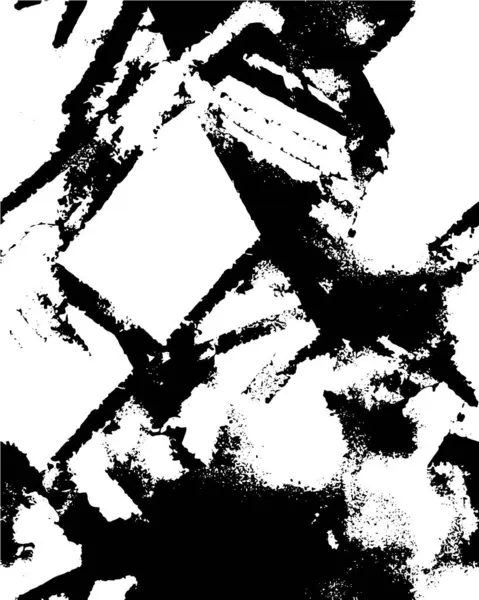 Textura Grunge Fundal Dur Alb Negru — Vector de stoc
