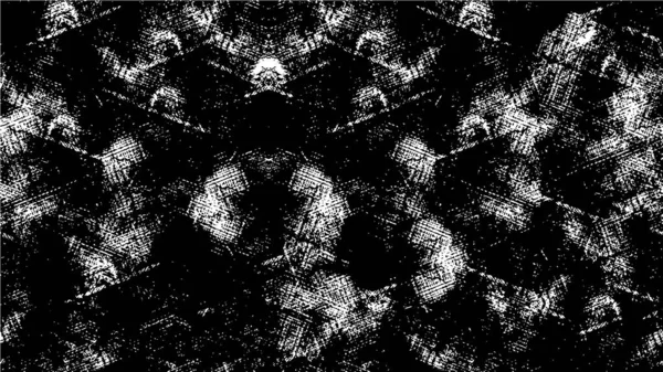 磨擦纹理 黑色和白色的粗糙背景 — 图库矢量图片