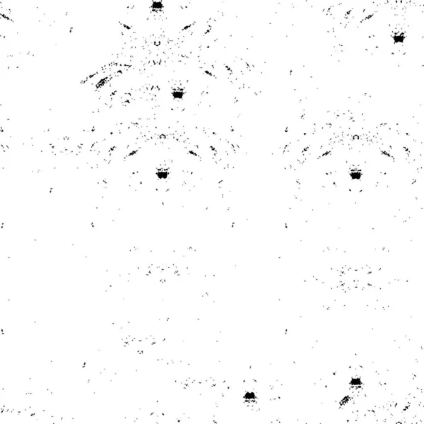 Siyah Beyaz Dokusunda Sıkıntılı Desen — Stok Vektör