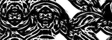 Siyah beyaz desenli duvar kağıdı tasarımı