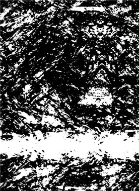 Siyah ve beyaz mürekkep yaratıcılığının basit bir gösterimi