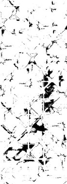 Siyah ve beyaz mürekkep yaratıcılığının basit bir gösterimi